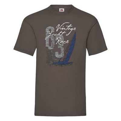 ΚΑΦΕ t-shirt FRUIT OF THE LOOM με στάμπα A8656